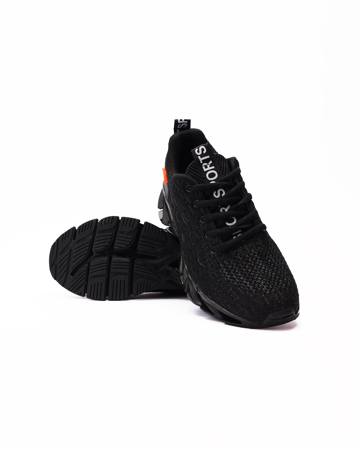 Velocity Vortex Black Running Shoes-Atum -45689448