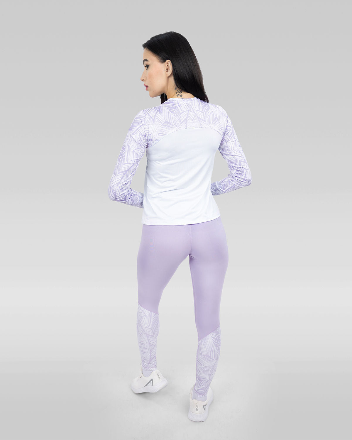 Flowery Lavender Leggings-Atum -26832361