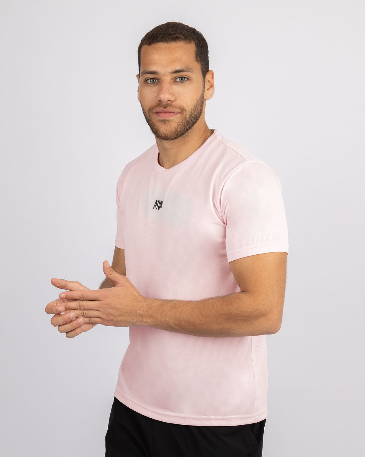 Squat Core Mesh Rose T-Shirt-Atum -89873106