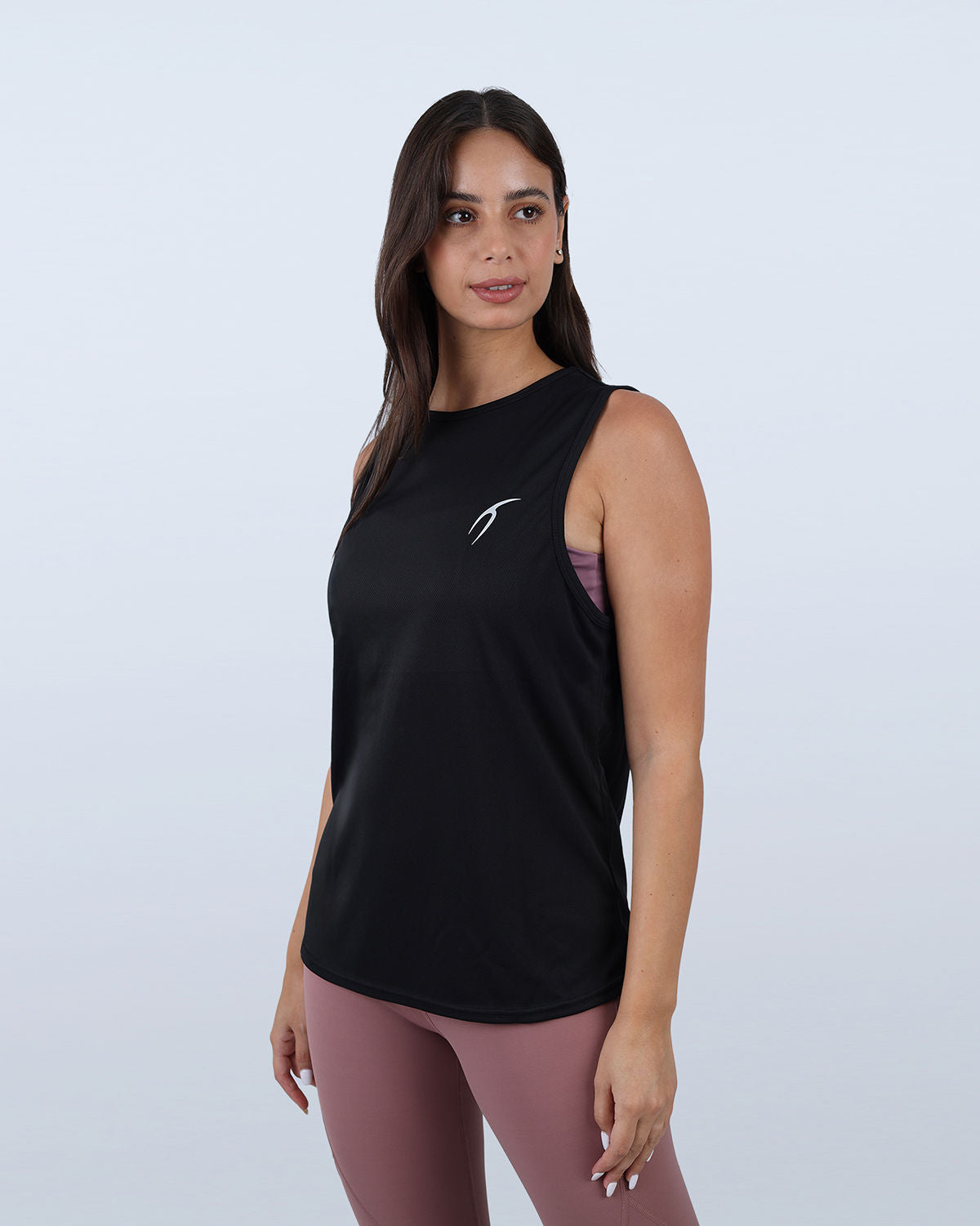 Modal Yoga Black Tank Top-Atum -18237004