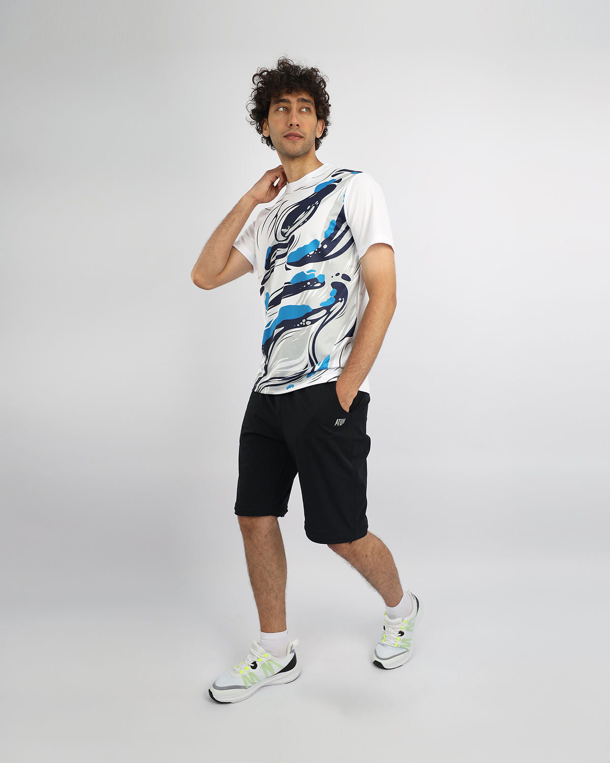 Adjustable Black Pant/Short-Atum -15369136