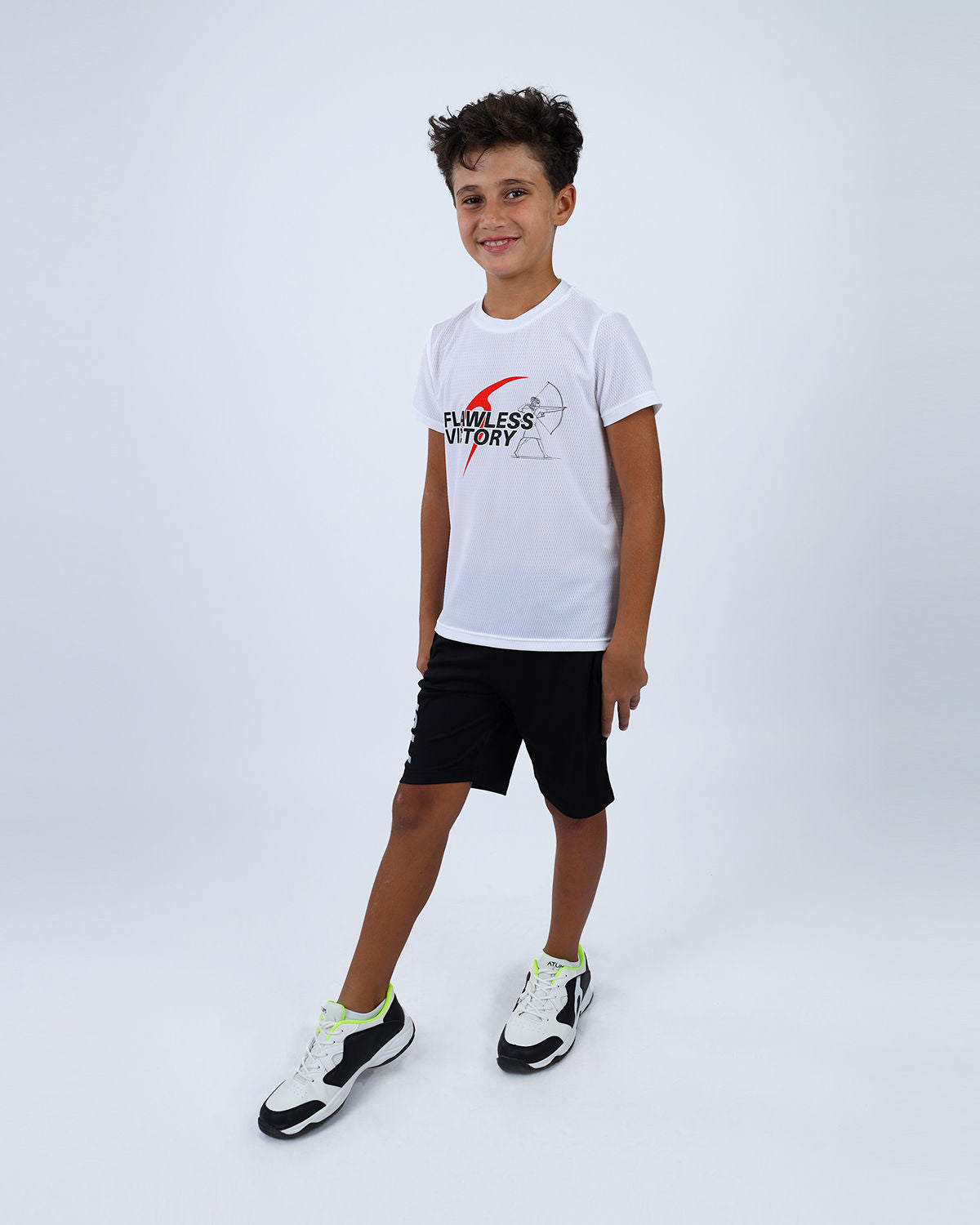 Knight Victory Sports White T-Shirt-Atum -65173981