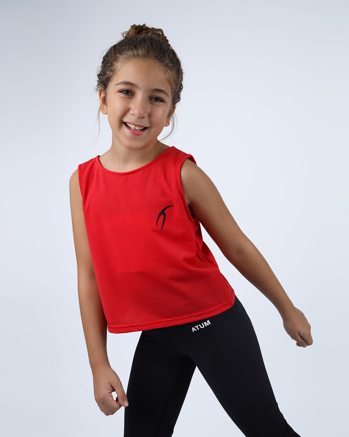 Ultra Sleeveless Cropped Red T-Shirt-Atum -29895369