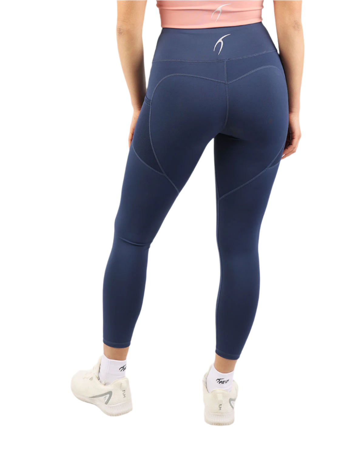 Pocket Flex Capri Navy Leggings-Atum -4164274