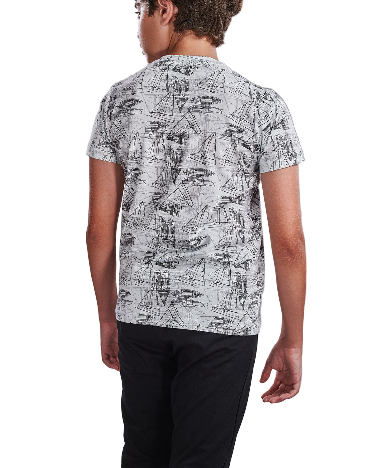 Sailor Mystery Boy's Black T-Shirt-Atum -45153174