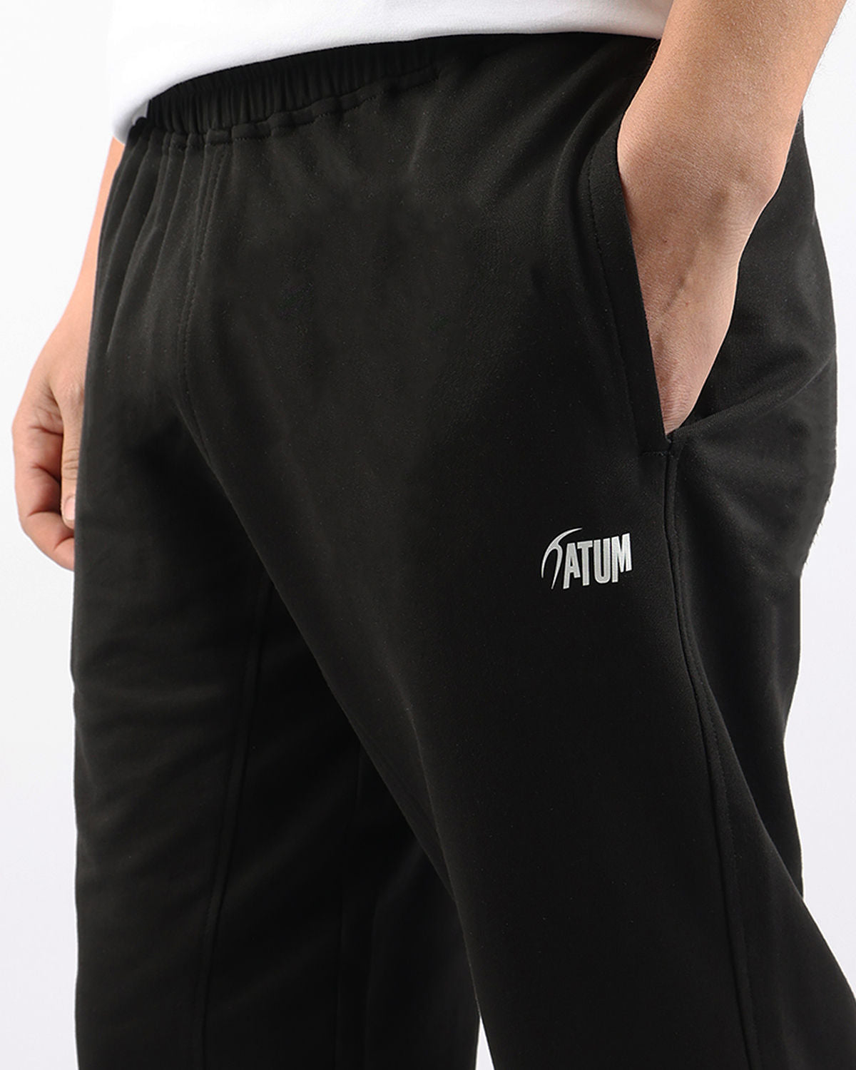 Active Comfort Men's Black Sweatpants-Atum -10333017