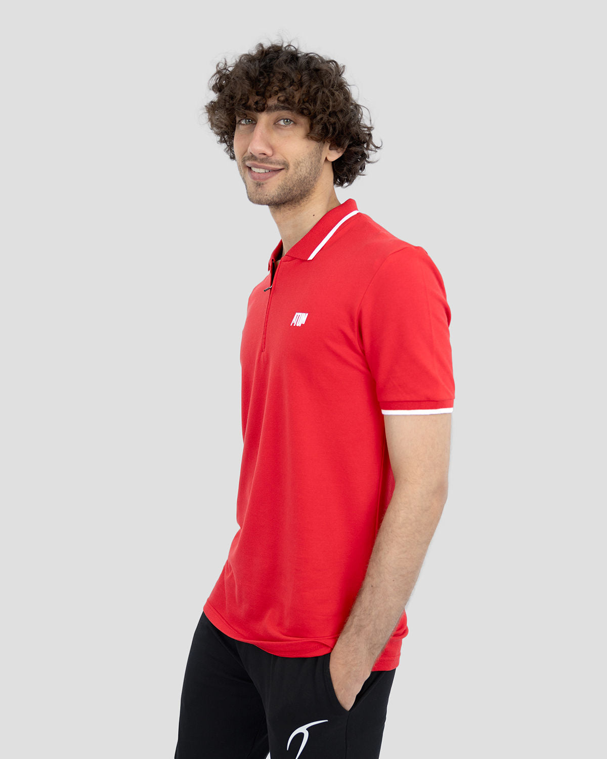 Men's Red Polo Shirt