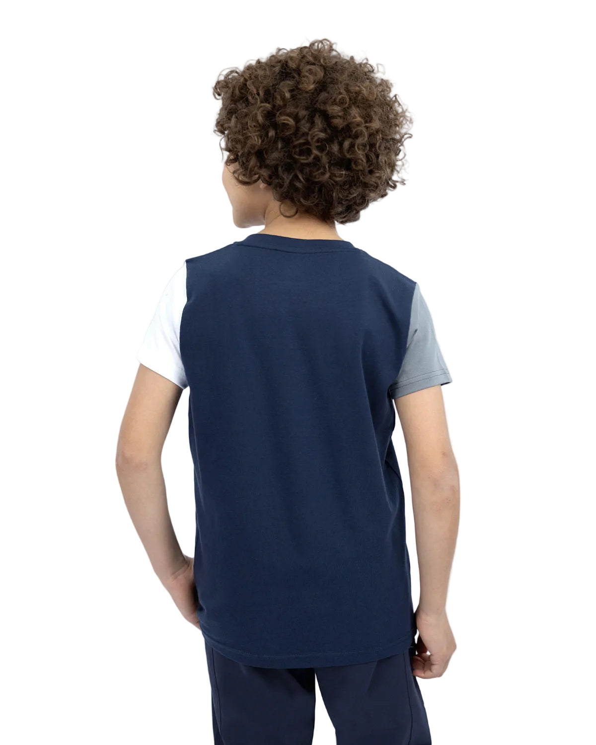 Graphic Logo Boy's Navy T-Shirt-Atum -46632914