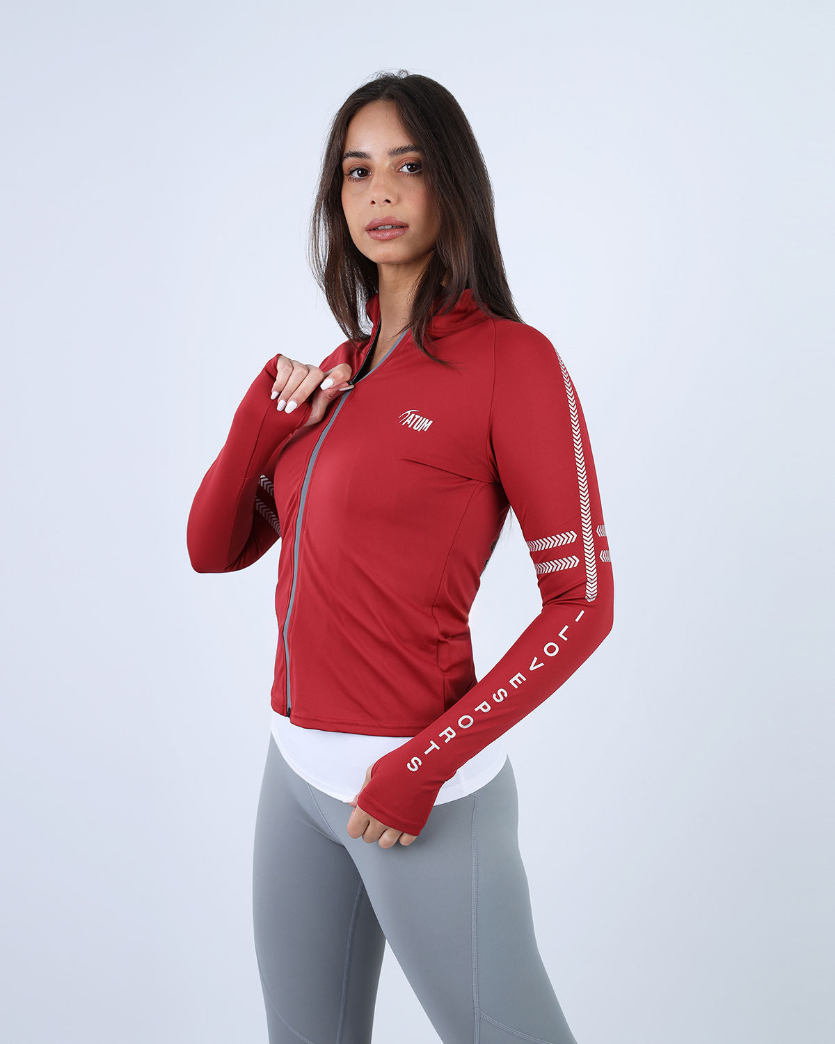  Athleisure Inspire جاكيت نسائي بسحاب من 