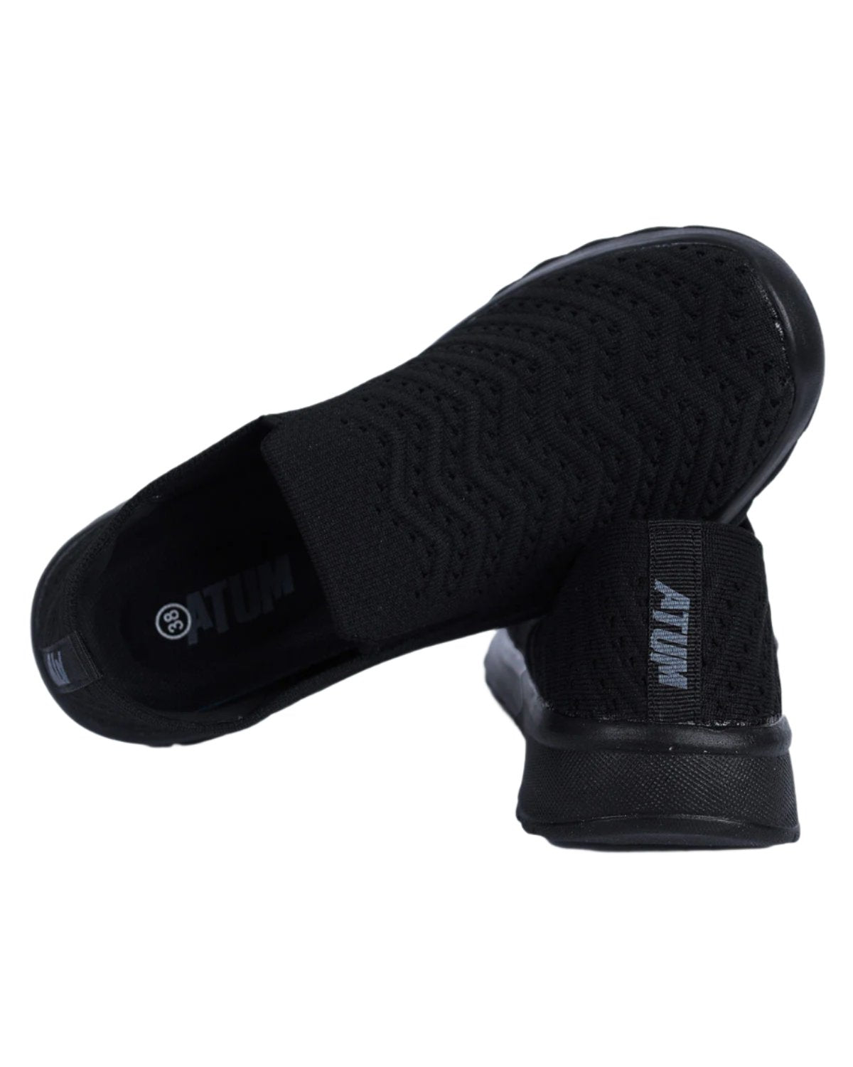 Stylish Slip-On Black Women Shoes-Atum -22307139
