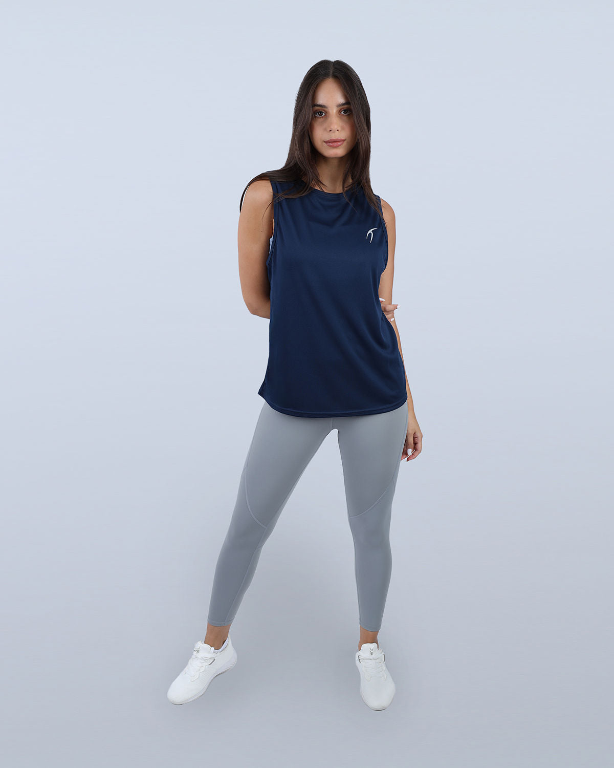 Modal Yoga Blue Tank Top-Atum -46167303