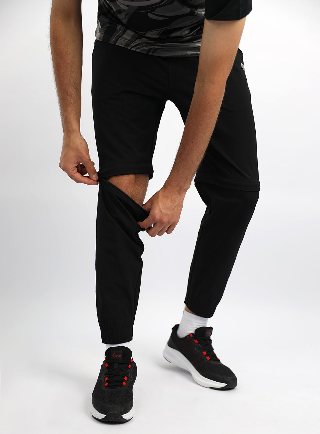 Adjustable Black Pant/Short-Atum -88726209