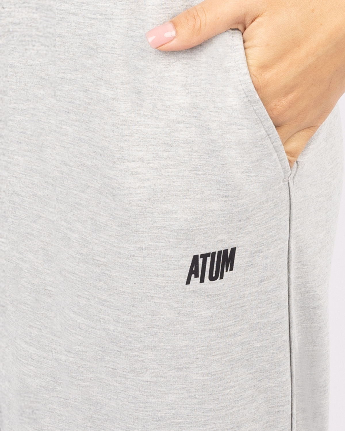 Women's Sport Gray Sweatpants-Atum -54105282