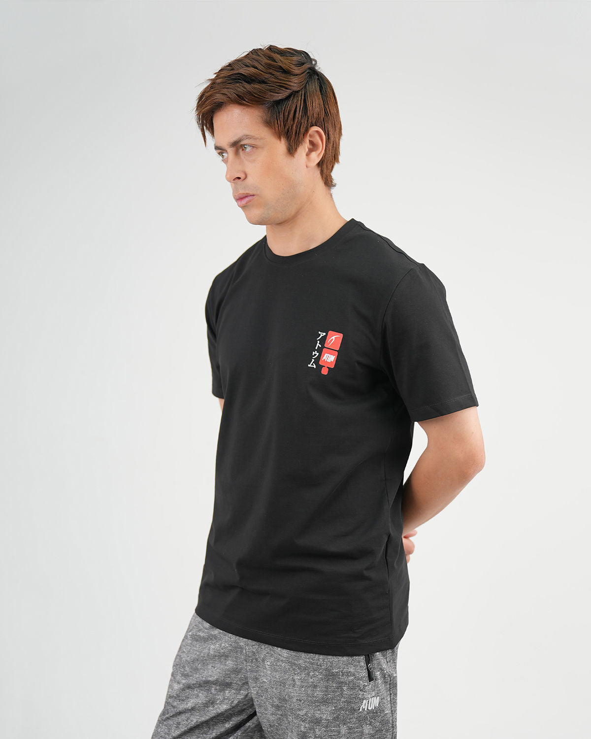 Dragon Strike Graphic Black T-Shirt-Atum -84319313
