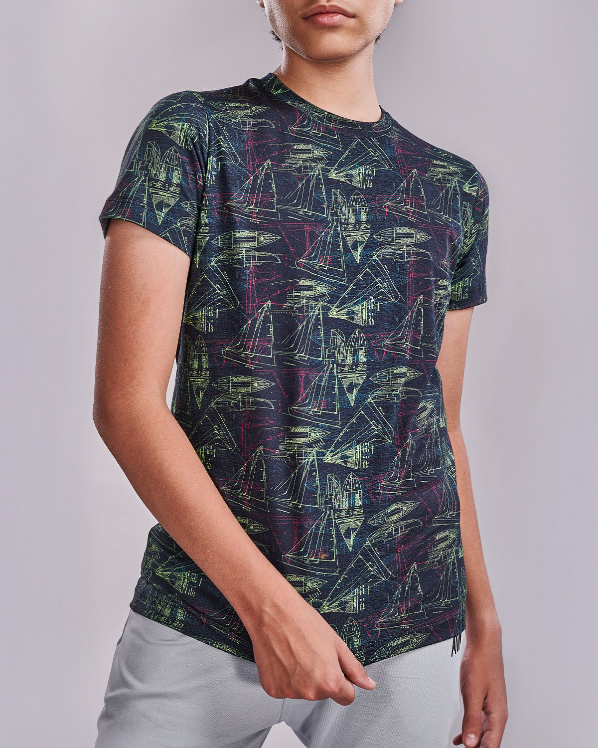 Sailor Mystery Boy's Navy T-Shirt