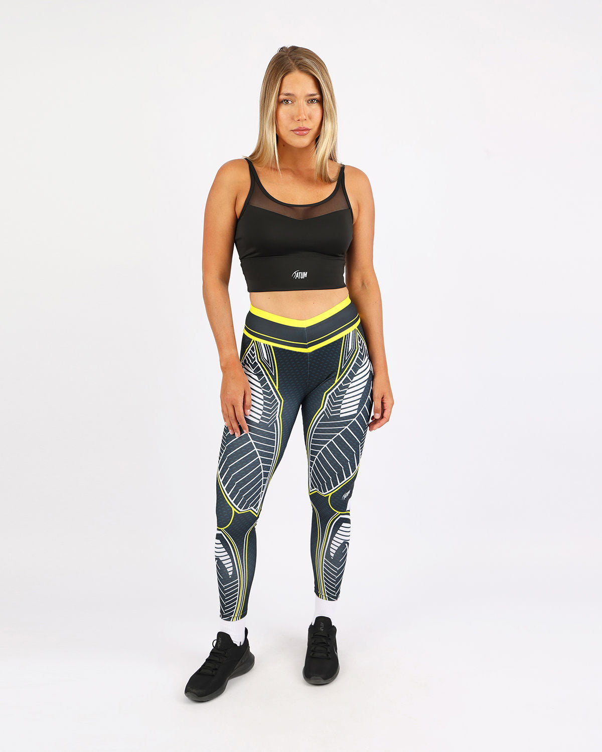 Strike Performance Yellow Leggings-Atum -7693763