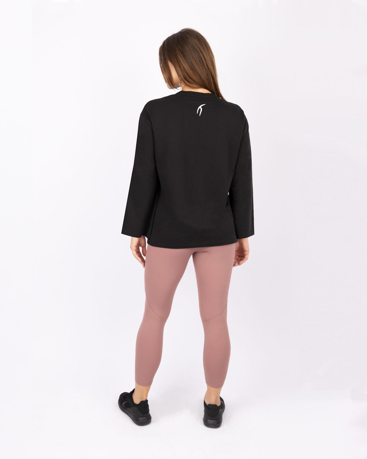 Elegance Oversize Black T-Shirt-Atum -29882443
