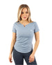 Aeroflex Women's Blue T-Shirt
