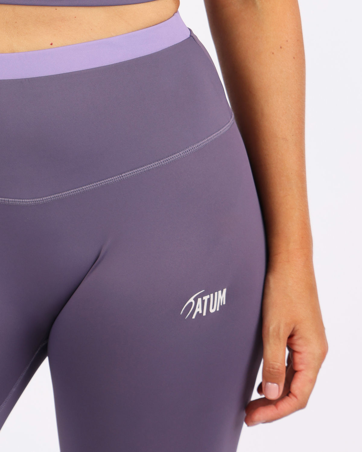 LuxeLean DuoTone Violet Leggings-Atum -26593767