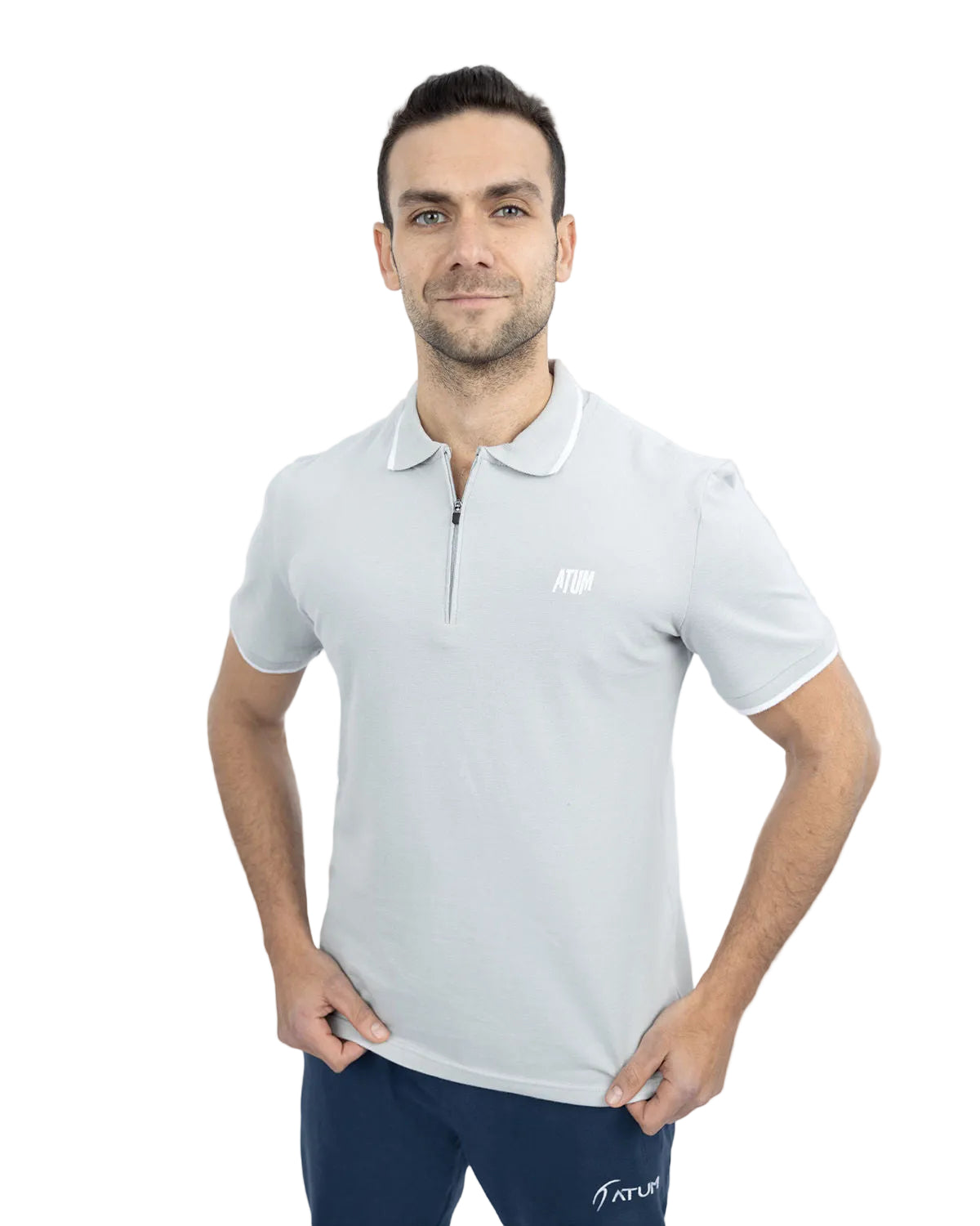 Men's Gray Polo Shirt