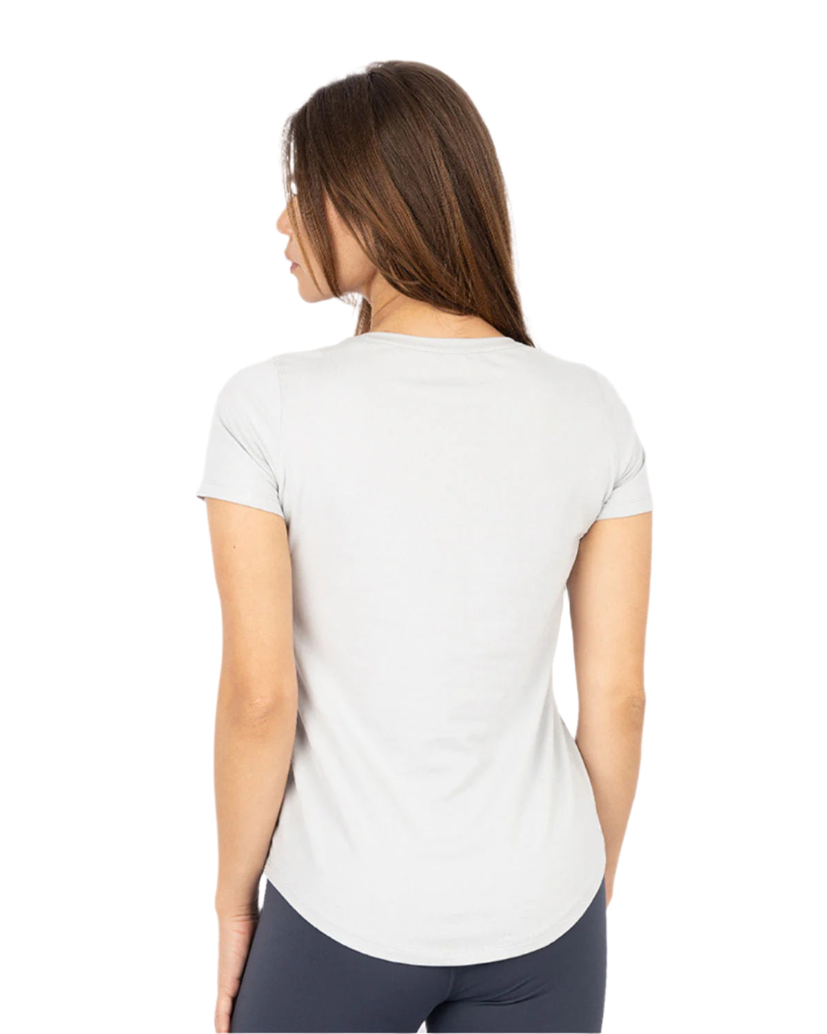 Basic Short Sleeves Gray T-Shirt-Atum -51666678