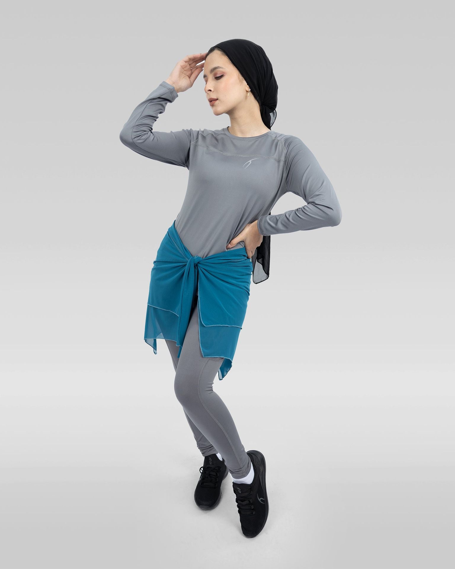 Women's Blue Hip Cover-Up-Atum -11819250