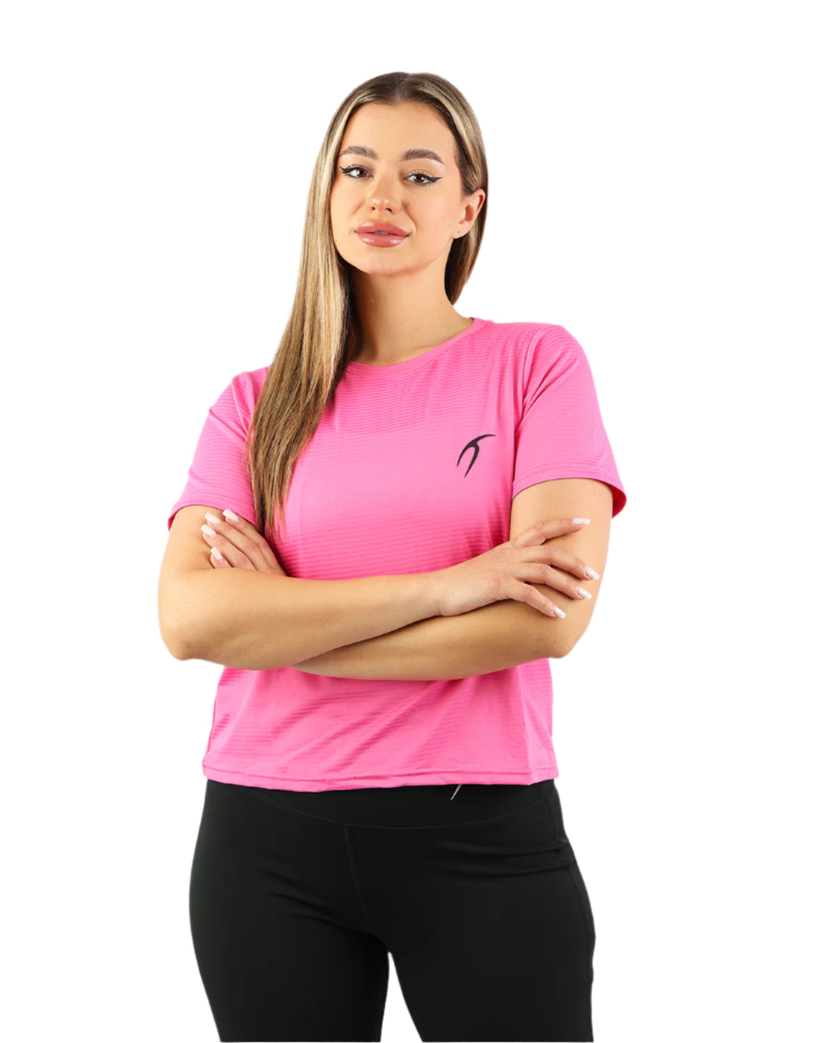 Freedom Short-Sleeves Fuchsia Training Top-Atum -93850117