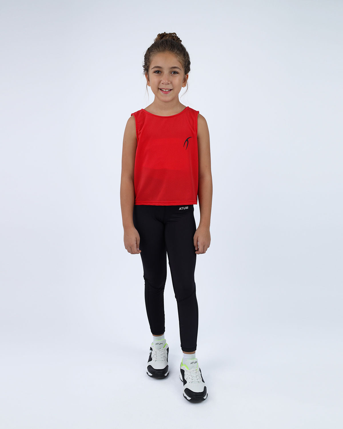 Ultra Sleeveless Cropped Red T-Shirt-Atum -60278525