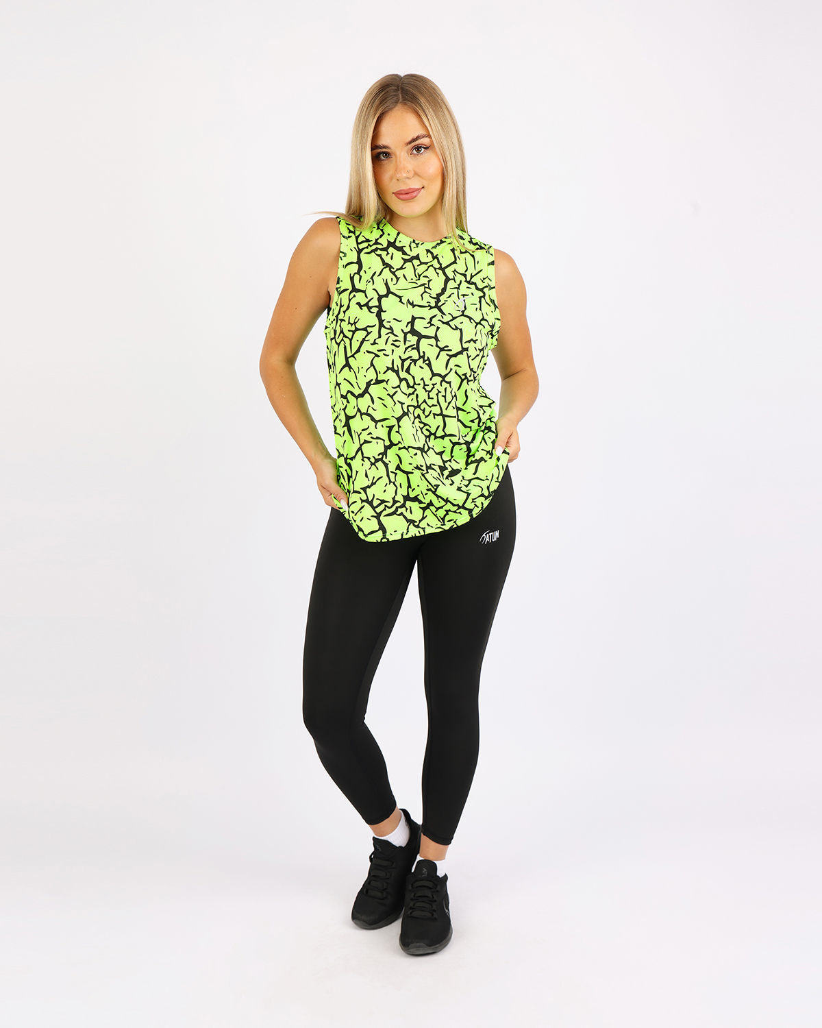 Hyper Sleeveless Green Tank Top-Atum -69538351