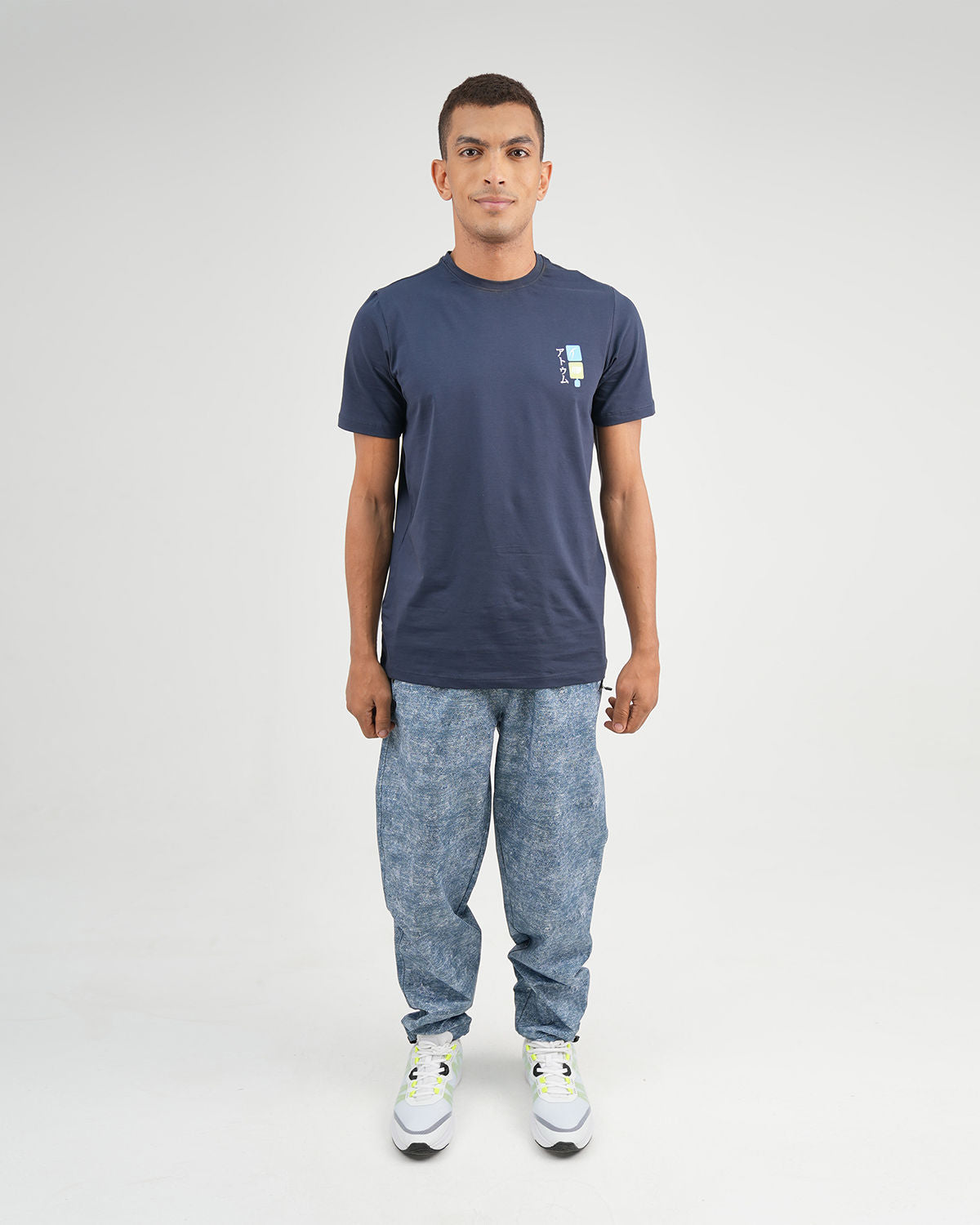 Dragon Strike Graphic Navy T-Shirt-Atum -74823031