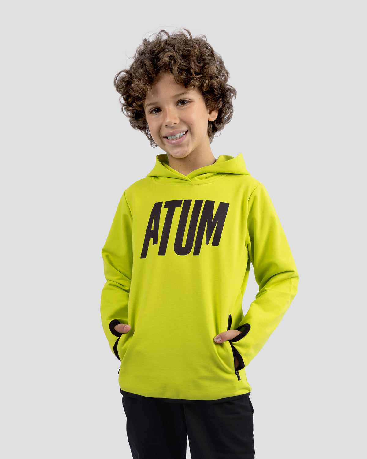 Boy's High Neck Hoodie