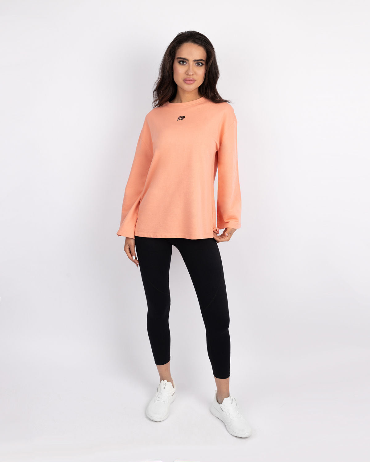 Elegance Oversize Coral T-Shirt-Atum -72512229
