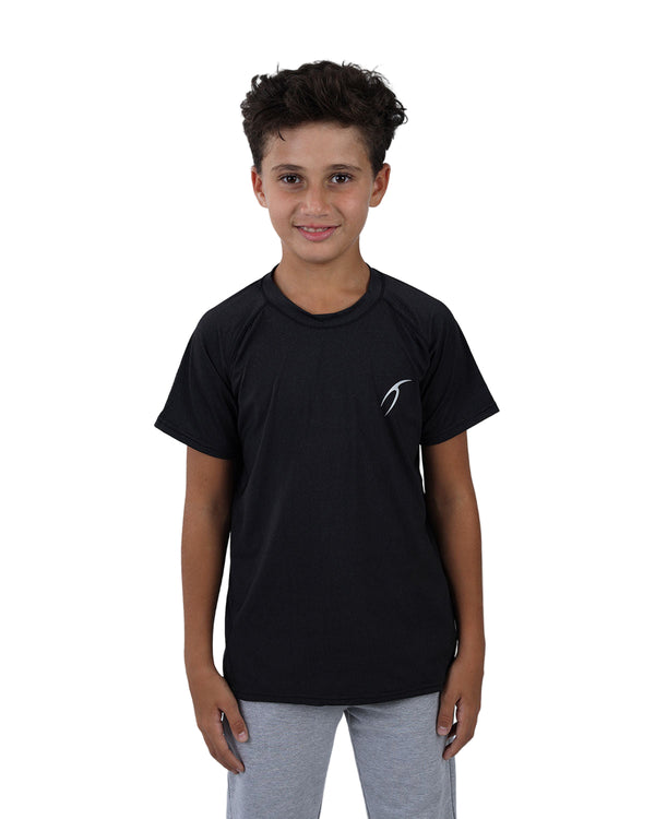 Power-On Sports Black T-Shirt-Atum -32670093