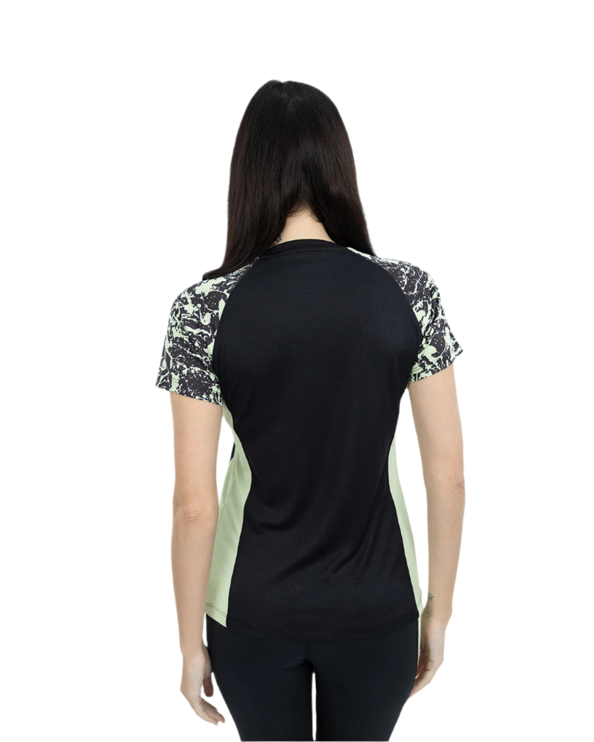 Women's Short Sleeves Black T-Shirt