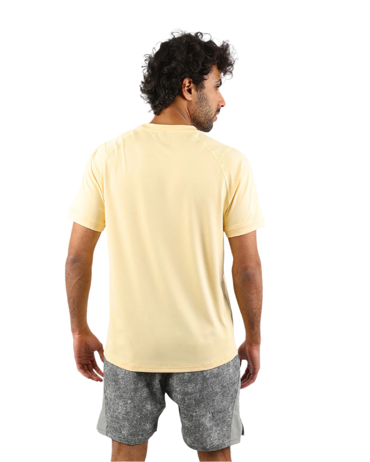 Energy Flow Men's Yellow T-Shirt-Atum -20410407