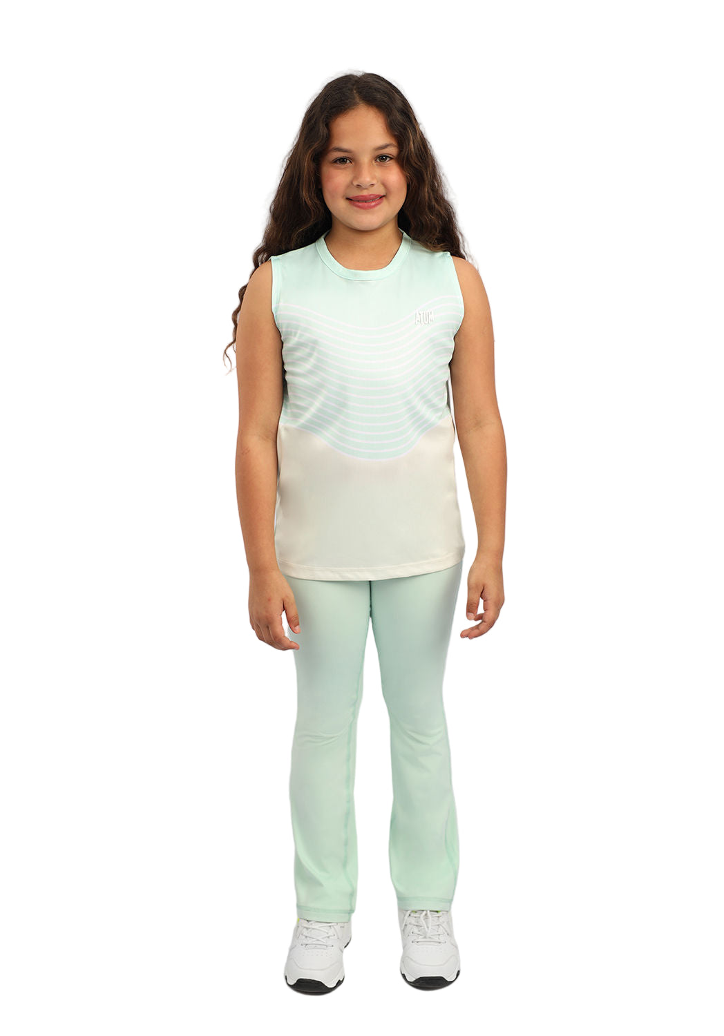 Girl's Open Back Mint Tank Top-Atum -28725964