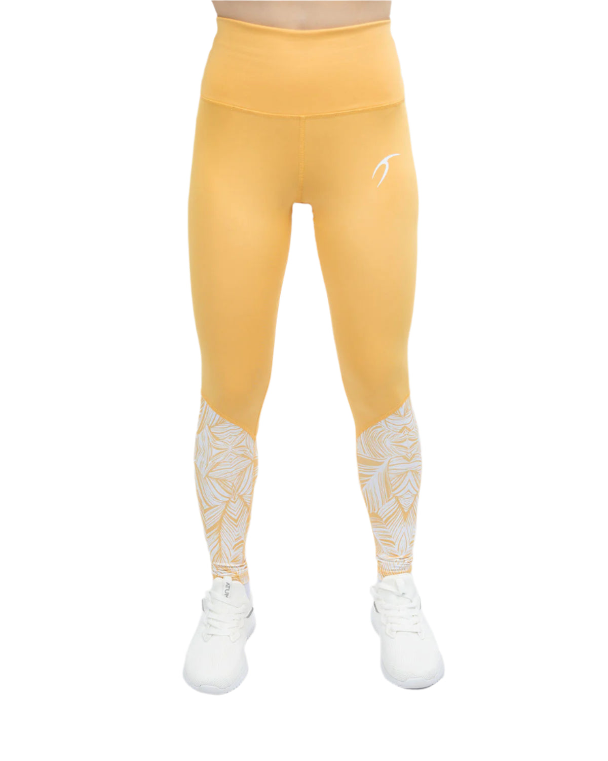 Flowery Gold Leggings-Atum -9037416