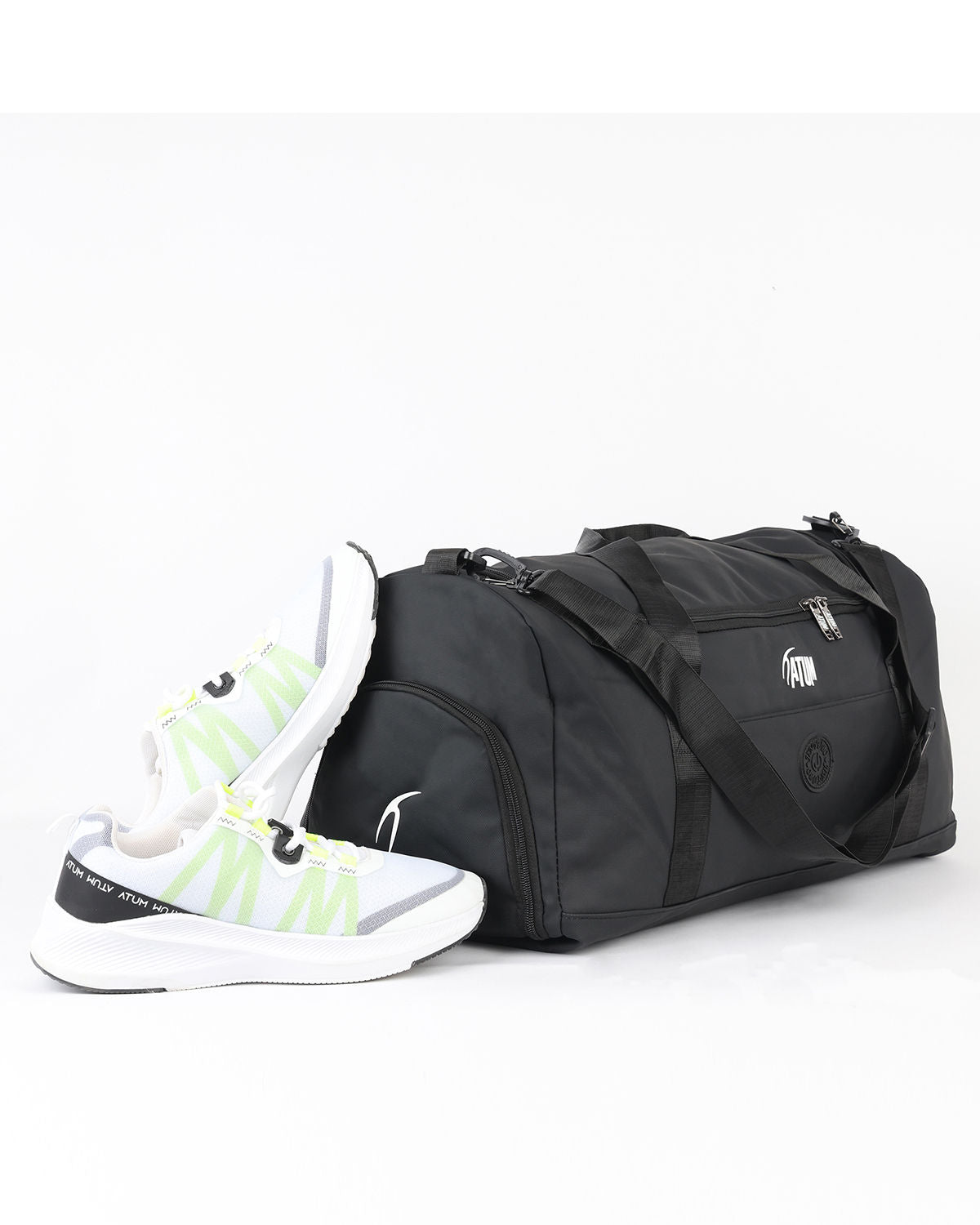 Elite Travel Black Duffel Bag-Atum -93726075