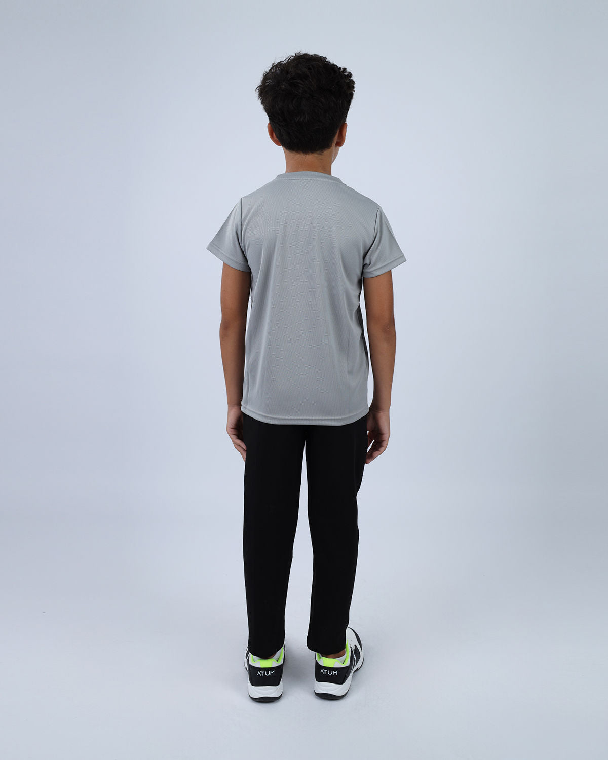 Dri-Fit Boys Basic Gray T-Shirt-Atum -5393684