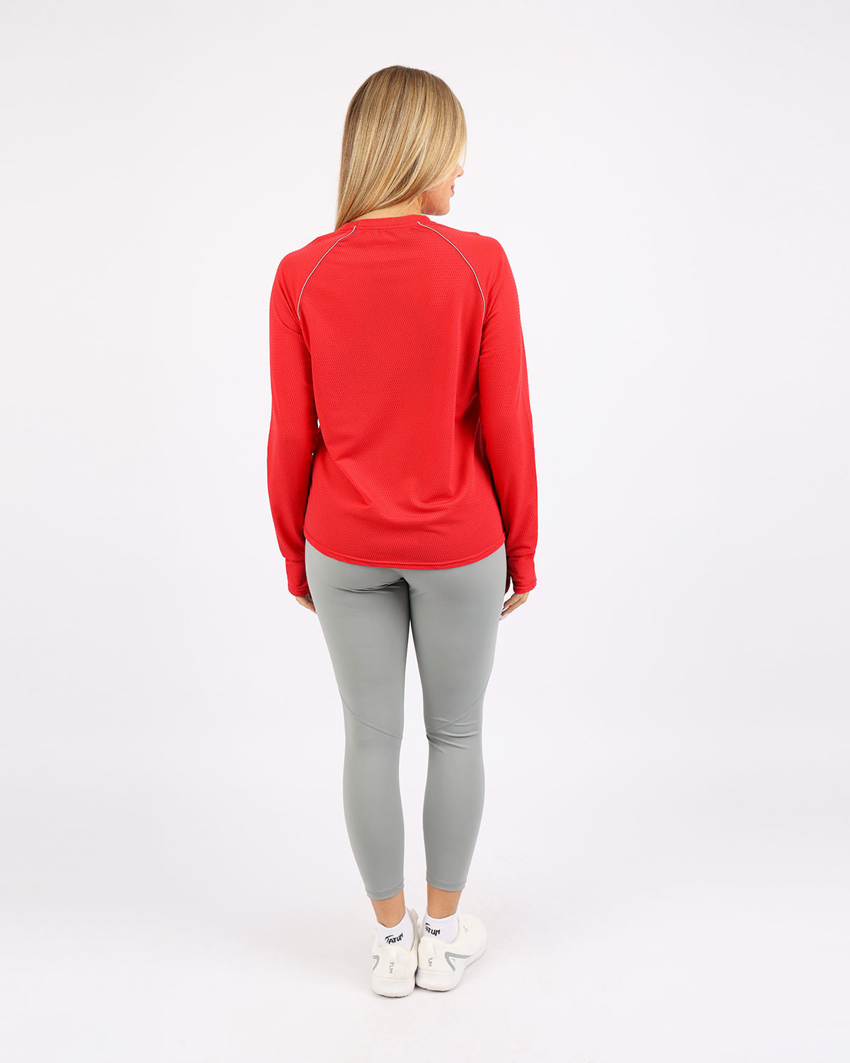 Long-Sleeve Training Red Top-Atum -1735992
