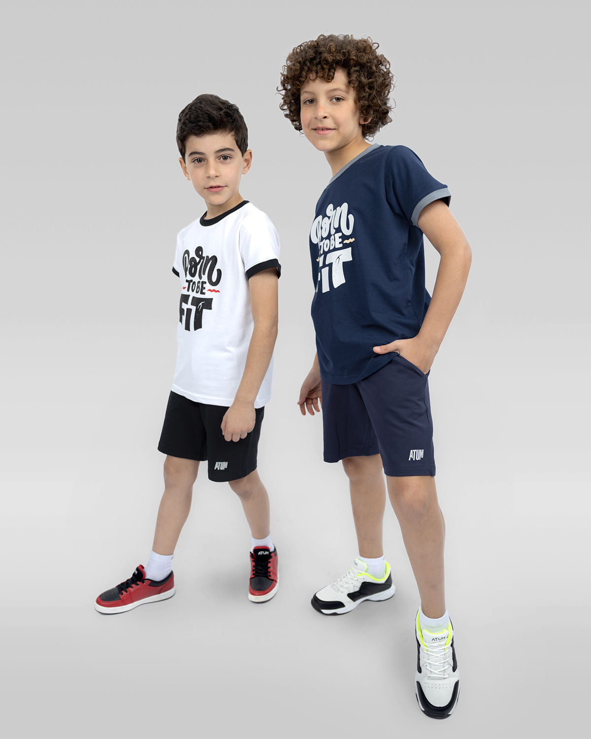 Be Fit Crew-Neck White T-Shirt