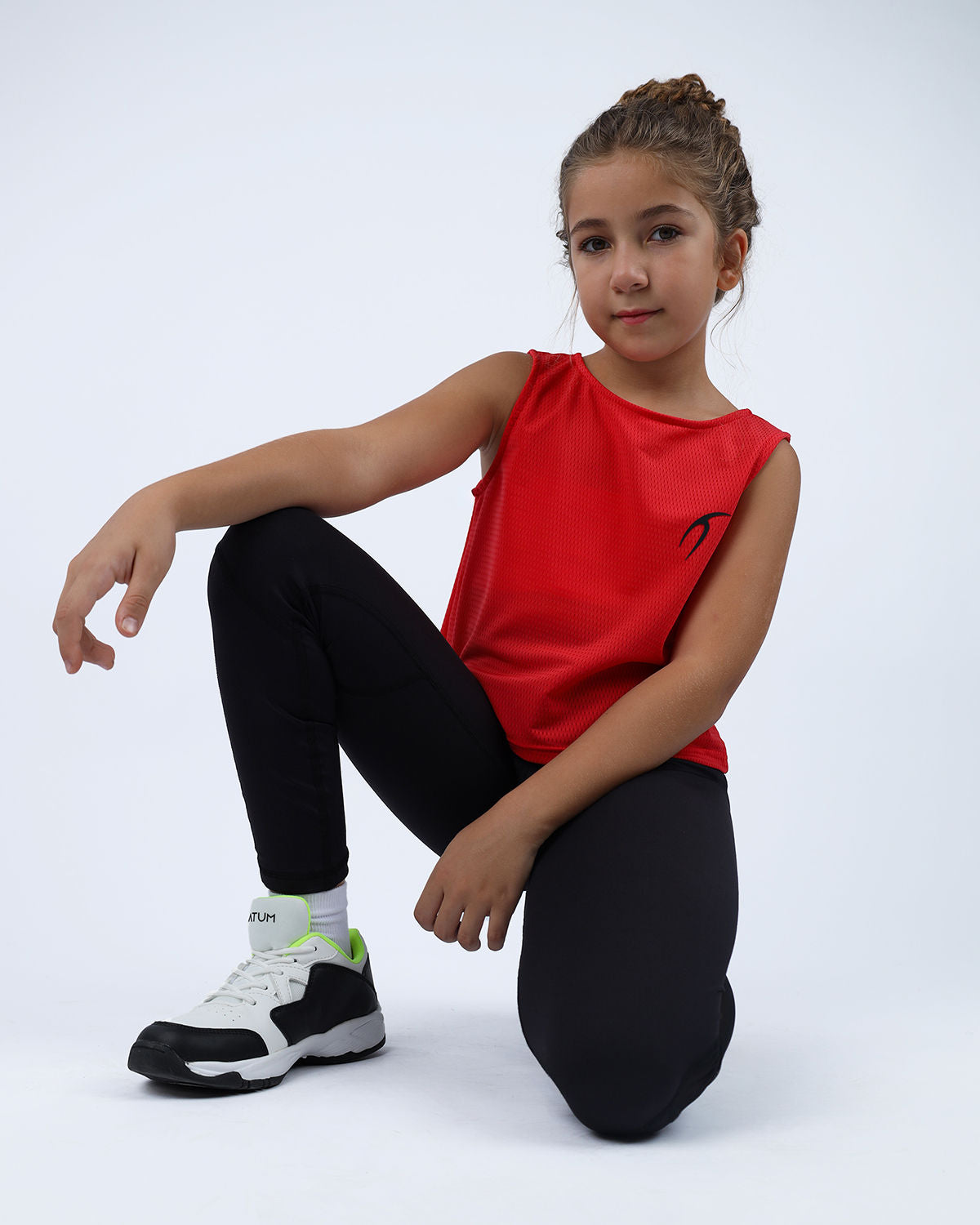 Ultra Sleeveless Cropped Red T-Shirt-Atum -20627961
