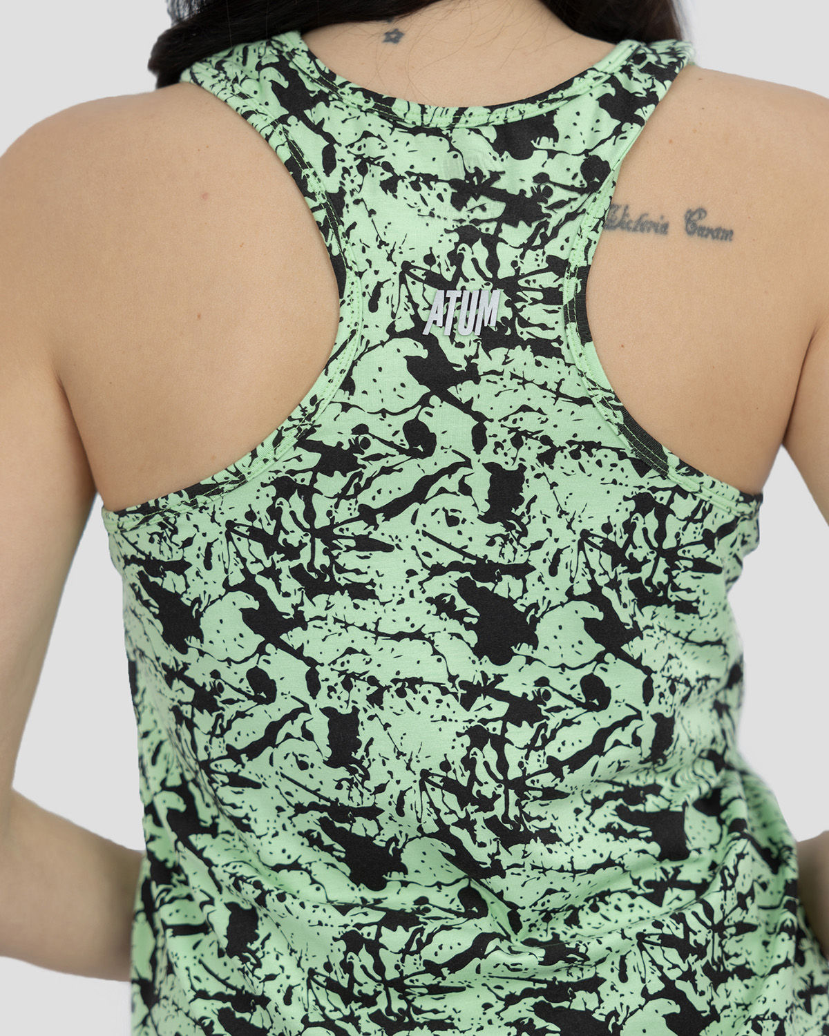 Printed Green Tank Top-Atum -79711018