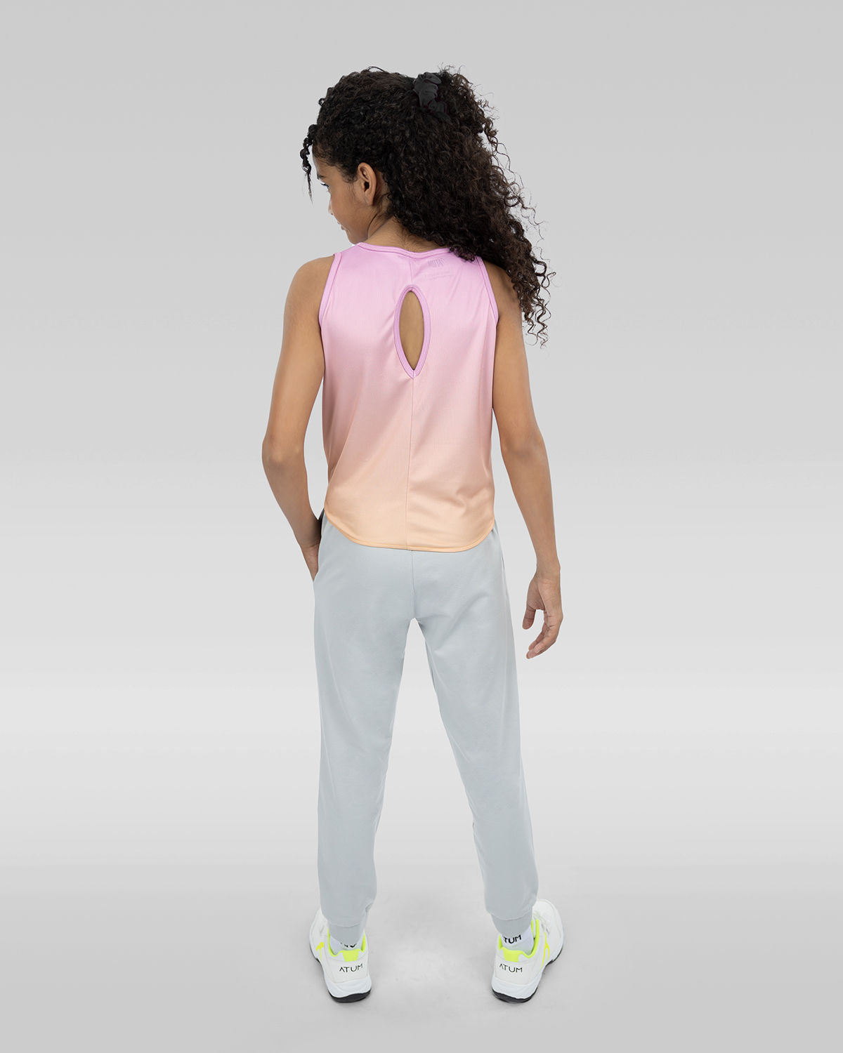 Smooth Girls Gray Sweatpants-Atum -24945123