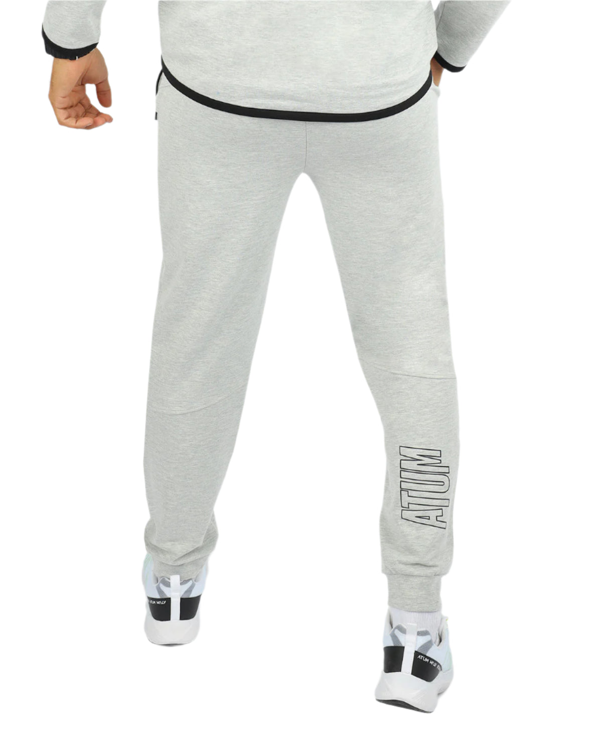 Men's Essential Light Gray Jogger Pants-Atum -6883382
