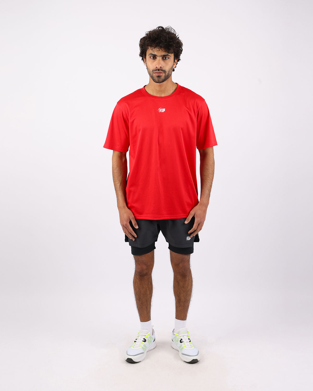 Prime Fit Men's Red T-Shirt-Atum -24648529