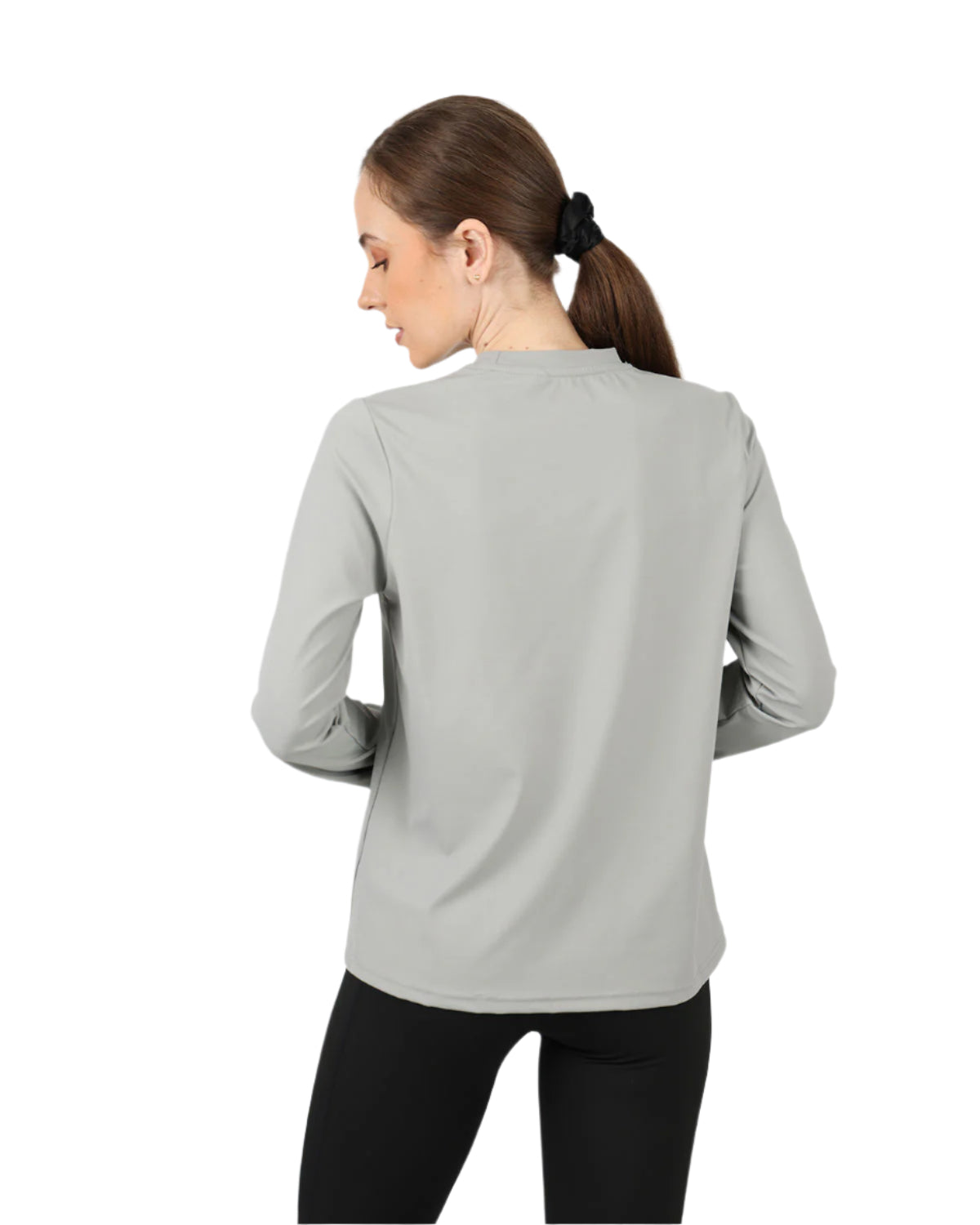 Training Long-Sleeve Gray T-Shirt-Atum -49191632
