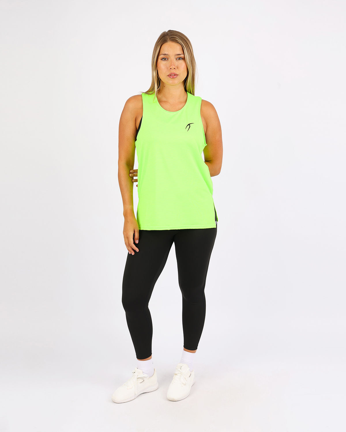 Vivid Motion Green Tank Top-Atum -13415227