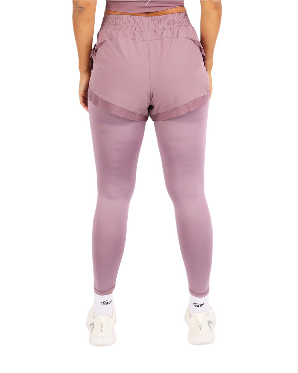 Pocket Wave Skort Purple Leggings-Atum -74149033