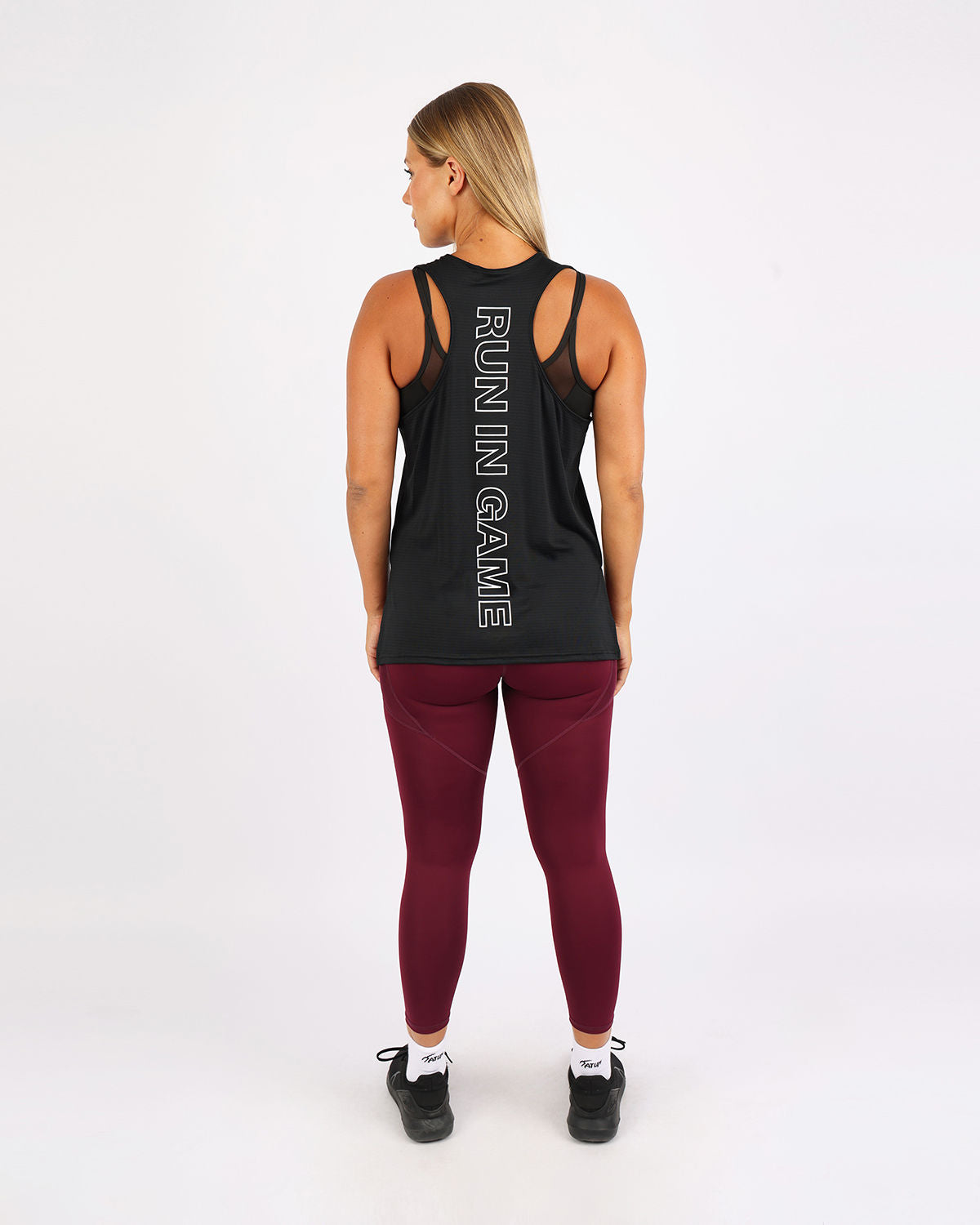 Vivid Motion Black Tank Top-Atum -33877364